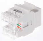 Product image for OUTLET CAT 6 UTP KEYSTONE JACK WHITE