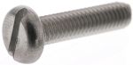 Product image for A2 S/STEEL SLOT PAN HEAD SCREW,M6X25MM