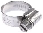 Product image for HI-GRIP Stainless Steel Slotted Hex Worm Drive, 9mm Band Width, 13mm - 20mm Inside Diameter