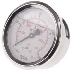 Product image for PRESSURE GAUGE,63MM DIA 0-400 BAR