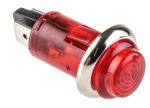 Product image for 13MM RED NEON PANEL INDICATOR,220-250VAC