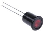 Product image for 8MM RED LED FLAT LENS,15MA IF TYP