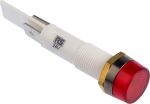 Product image for 10MM RED PROMINENT INDICATOR,24V 22MA