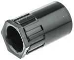 Product image for BLK PVC FEMALE ADAPTOR FOR CONDUIT,20MM