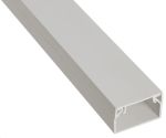 Product image for WHITE PVC STD MINI TRUNKING,25X16MM 3M L