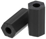 Product image for GREY PVC HEXAGONAL SPACER,12.7MM L