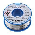 Product image for SOLDER WIRE, RA 0,75MM,250G