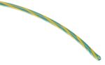 Product image for WIRE 22 AWG PVC 300V UL1007 GR/YL 30M