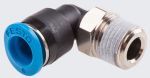 Product image for PUSH-IN ELBOW FITTING, MALE R1/8, 6MM