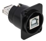Product image for FT XLR USB B - USB A BLACK METAL