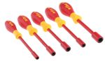 Product image for Wiha Tools VDE Hex Screwdriver Set 5 Piece