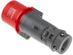 Product image for RED 3P+E STRAIGHT FREE PLUG,32A 400V