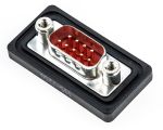 Product image for FCT FWD 9 Way Panel Mount D-sub Connector Plug