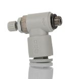 Product image for SMC AS Series Flow Regulator, M5 x 0.8 Male Inlet Port x M5 x 0.8 Male Outlet Port x 6mm Tube Outlet Port