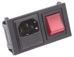 Product image for DP SNAP-IN FUSED HORIZONTAL PLUG W/NEON