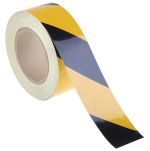 Product image for Blk/yel BS1710 reflective tape,50mmx25m