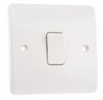 Product image for 10A SWITCH1 GANG 2 WAY WHITE LOGIC PLUS