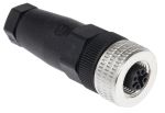 Product image for Hirschmann Screw Connector, 4 Contacts, Cable Mount M12, IP67