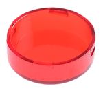 Product image for Round Red Lens for A01 Series Operator