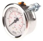 Product image for PRESSURE GAUGE,63MM DIA 0-6 BAR