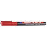 Product image for RED FINE LINE TIP PERMANENT MARKER PEN