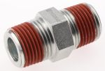 Product image for 3/8IN-18 NPT M-M HEXAGON NIPPLE FITTING