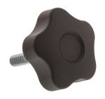 Product image for THERMOPLASTIC MALE KNOB,50MM DIA,M8