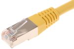 Product image for RJ45 YELLOW PATCH LEADS FTP