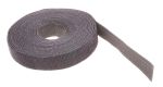 Product image for TY-GRIP(TM) BLACK ROLLED HOOK& LOOP,4.6M