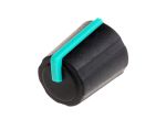 Product image for GREEN PUSH ON KNOB,6MM SPLINED SHAFT