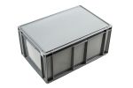 Product image for EURO STANDARD CONTAINER W/LID,54 LITRE