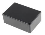 Product image for BLACK ABS BOX WITH LID, 74X50X28MM