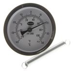 Product image for CLIP ON PIPE THERMOMETER,-40 TO +40DEG C