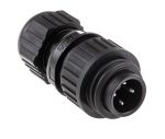 Product image for Hirschmann Screw Connector, 3 + PE Contacts, Cable Mount, IP67