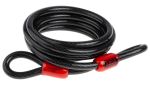 Product image for TWIN LOOP STEEL RECOILABLE CABLE,1.85M L