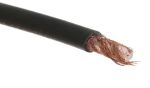 Product image for Van Damme Black Unterminated to Unterminated RG59 Coaxial Cable, 75 Ω 6.15mm OD 100m, Standard 75