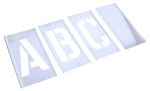 Product image for Interlocking zinc stencil set,4in A to Z