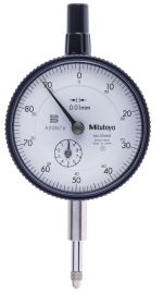 Product image for Mitutoyo 2046SMetric Dial Indicator, -10 → +10 mm Measurement Range, 0.01 mm Resolution , ±12 μm Accuracy