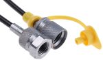 Product image for M16 X G1/4 BSP HYDRAULIC TEST HOSE,2M L