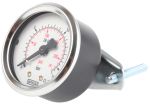 Product image for PANEL MOUNT PRESSURE GAUGE,0-16BAR G1/8B