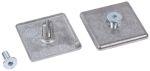 Product image for ZINC DIECAST END CAP,45X45X4MM