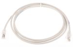 Product image for Molex Premise Networks Grey PVC Cat5e Cable U/UTP, 2m Male RJ45/Male RJ45