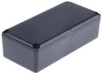 Product image for BLACK ABS BOX WITH LID, 67X32X20MM