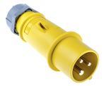 Product image for IP44 2P+E STRAIGHT PLUG,16A 110V