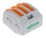 Product image for Wago , 3 Way, 28 → 12 AWG, Polyamide Non-Fused Terminal Block, 600 V