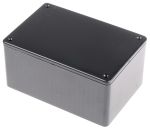 Product image for IP54 BLACK ABS PLASTIC BOX,120X80X55MM