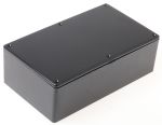 Product image for IP54 BLACK ABS PLASTIC BOX,191X110X57MM