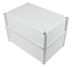 Product image for IP67 enclosure grey lid nom.280x190x180