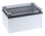 Product image for IP66 PC Box w/clear lid 200x300x170 Grey