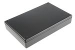 Product image for IP54,BLACK ABS ENCLOSURE,220X140X40